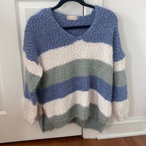 colorblock sweater